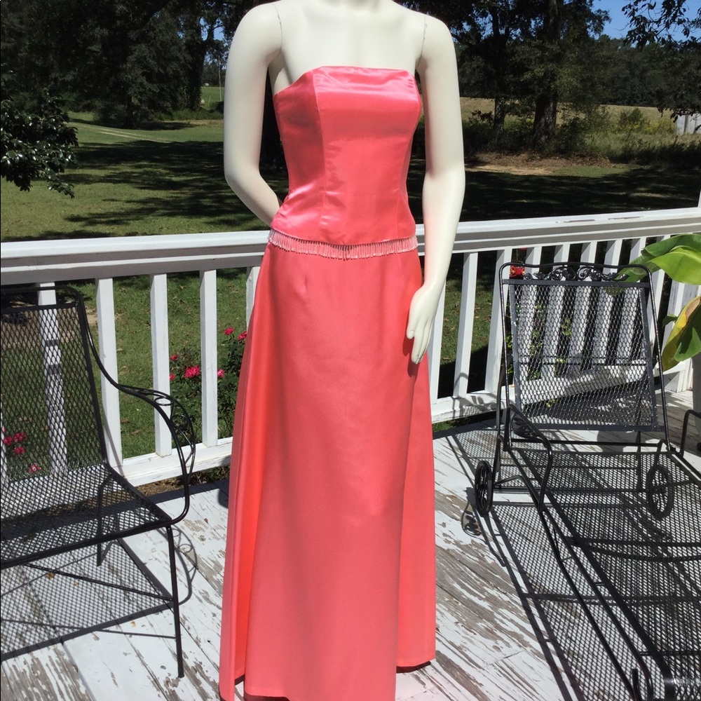 Mardi Gras/Prom Strapless top and skirt
